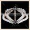 2016 Zhongshan manufacturer Nice luxury modern crystal pendant lamp led chandelier clamp arm chandelier, hanging lamp for hotel