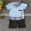 New Fashion High Quality 100% Cotton handsome Infant Baby Clothing Set                        
                                                Quality Choice