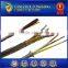 nickel copper 450C fiberglass braided Stainless Steel double shielded cable