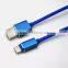 Xinya hot selling high quality fashion blueType-c USB cable for MacBook,Nokia N1