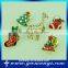 European And American Fashion Christmas Trees Brooches Chain Brooch Vintage Pin B0129