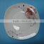 daily use ceramic porcelain dishes plate with flower design