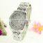 Luury fashion female digital Rome diamond alloy quartz analog watch