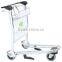 CE & ISO approved airport lightweight luggage trolley with brake