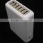 worldwide portable Universal travel adapter/adaptor/charger with 6 USB output