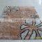 Luxury Home Textile Flower Shape South Korea Silk Long Hair