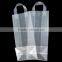 Custom Size Clear Plastic Stand up Pouch With Side Gusset Accept Custom Printing