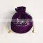 New christmas jute wine bottle bags single bottle wine bag wine drawstring bag with logo printing