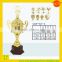 WY YIWU EV Sport Metal Trophy Cup Wooden base Wholesale