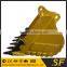 Excavator rock bucket with high quality made in china