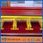 Impact bed with protective effect for conveyor