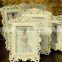 European rural resin wedding gifts high-grade luxury white frame