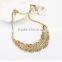 Online Shop Vintage Hollowed-out Gold Leaf Necklace