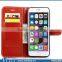 Magnetic Phone Case for iPhone 6 Plus 5.5", Folio Stand Leather Case for iPhone 6 Plus with Answer Calls Hole