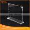 Clear Counter Custom Acrylic Advertising Display For Exhibition Card