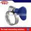 German type stainless steel butterfly hose clamp