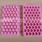 Factory price 55 heart cubes silicone chocolate molds for making nice chocolate