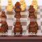 Simple Style Wooden Folding Chess Game Set With King Height 7cm