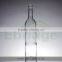 750ml clear glass vodka bottle