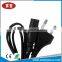 high quality electrical power plug supply brass power two pin plug 2 pin ac power plug