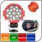 Warranty 2 Year 6 Inch12V 24V 51W Round Black Led Work Light off Road Working Light for Trucks Tractor