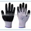 Grey Nitrile Coated 13G nylon Gloves for petroleum