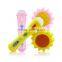 Sunflower musical plastic electronic kids microphone toy