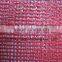 red PP leno mesh bag plastic plain mesh bag vegetable drawstring bag
