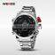 Relogio masculino Weide WH2309 Techno Sport Watches Men Japan Movt Quartz Watch Stainless Steel Back