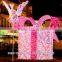 2016 New Design Led Christmas Decoration Gift Box Led Light