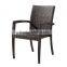 Garden furniture of rattan KD square table / stackable outdoor chair