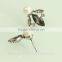 Cute bee design rhinestone crystal metal stud earring