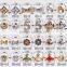 Newest design colorful 3d alloy small crown nail art decoration