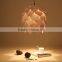 Modern Artichoke Lighting Crimean Pine Cone Wooden Pendant Lamp