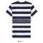 wholesale clothing high quality 100%cotton o neck stripes tshirts bulk with Chian clothes factory                        
                                                                                Supplier's Choice