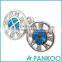 New Series of Compass Blue Opal Sterling Silver Unisex Necklace Pendant