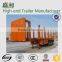 special truck trailer for transporting timber