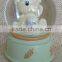 Hot sale eco-friendly baby first year birthday souvenir snow globes for sale