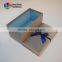 Fancy rigid gift box with ribbon bowknot