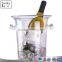 Champagne Cooler Bucket,Prodyne Acrylic Wine Bucket, Off-White