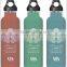 500ml/750ml Stainless steel water bottle/sport water bottle customized