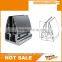 Aluminum base for glass railing