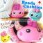 Snuggling fluffy Japanese stuffed toys Hoppechan cushions , different types available