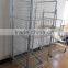 RH-RC004-1 4 Sides Closed Nesting Steel Logistic Cart Trolley