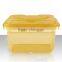 10L Clear Plastic Food Storage Box with Dividers and Handle Wholesale