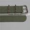 22mm Gray Military Import Nylon Nato Watch Band