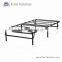 Deluxe Smart Base, Platform Metal Bed Frame, Mattress Foundation, Heavy Duty Metal Bed Frame, Queen