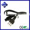 AC power cable US UK EU AU Brazil Korea South Affrica Italy plug cable with 2 prong or 3 prong 1.8m ac cord