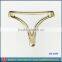 gold color TPU sandal ornament,slipper ornament HU1204A