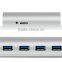 Promotional aluminum usb por hub, 4 port usb 3.0 hub, usb hub 3.0